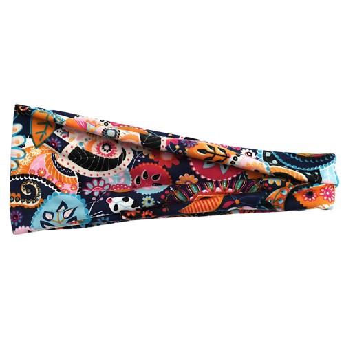 Kolorowa opaska paisley 9 cm