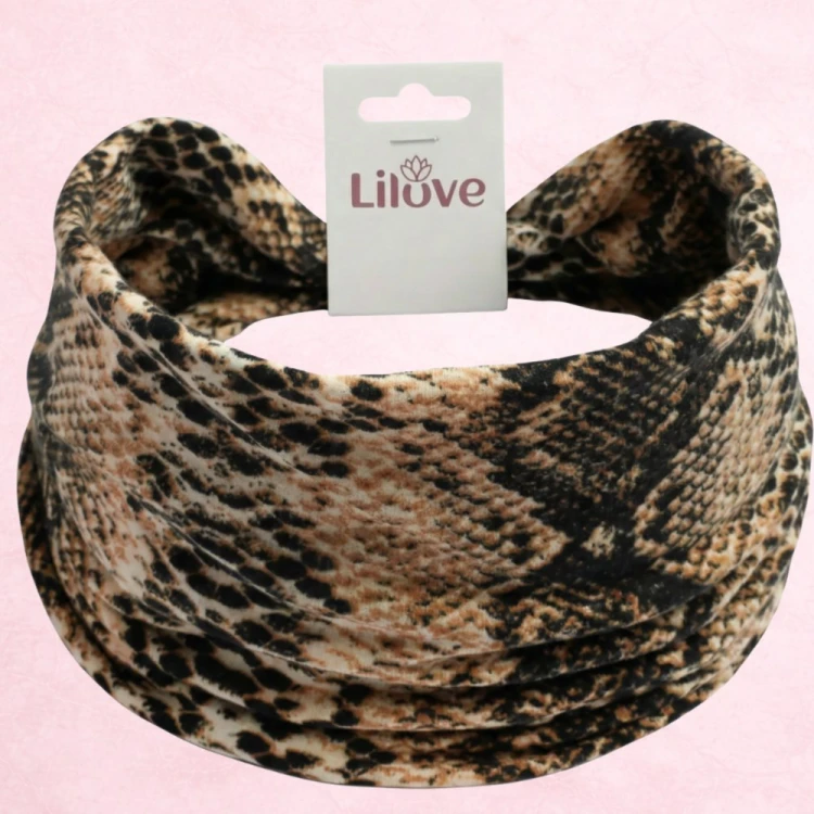 Opaska w skórę węża z supłem 14 cm – zdjęcie 6