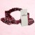 Bordowa opaska pin-up paisley 5 cm – zdjęcie 6