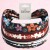 Czarna opaska folkowa 14 cm – zdjęcie 6