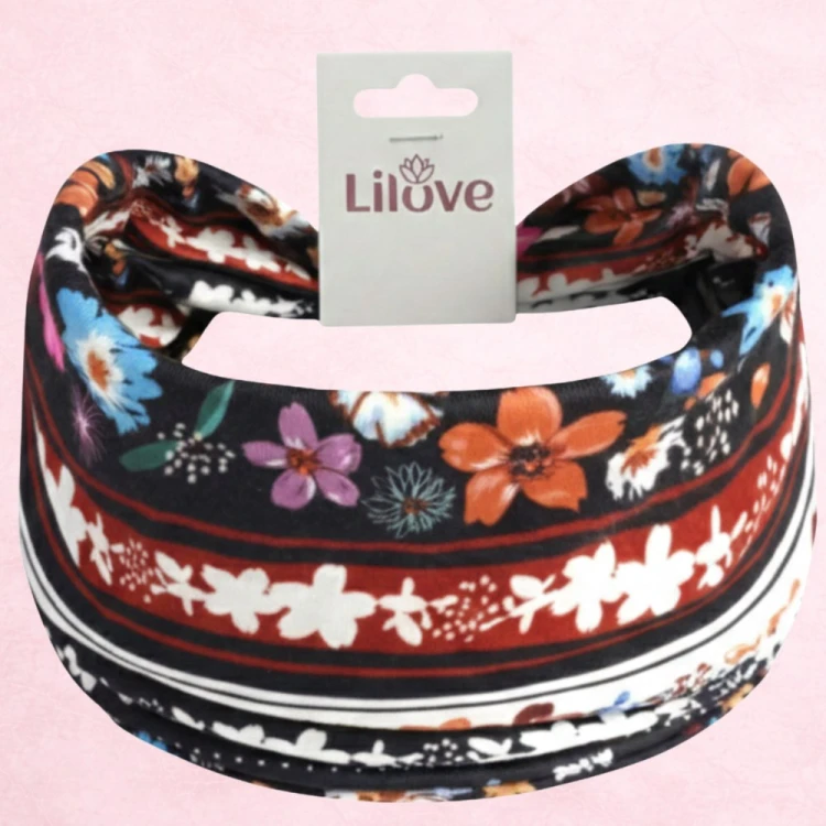 Czarna opaska folkowa 14 cm – zdjęcie 6