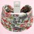 Biało-czerwona opaska w kwiaty 14 cm – zdjęcie 6