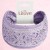 Lawendowa opaska paisley 14 cm – zdjęcie 6