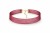 Naszyjnik choker na szyję czerwony z organzy - elegancki, efektowny dodatek