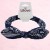 Granatowa opaska paisley pin-up 5 cm – zdjęcie 6