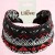 Czarno-czerwona opaska chevron 14 cm – zdjęcie 6