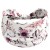 Biało-różowa opaska boho 14 cm