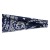 Granatowa opaska paisley 9 cm