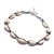 Choker naszyjnik z czarnego sznurka z muszelkami - wakacyjny w letnim stylu