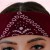 Chusta bandana na głowę bordowa na szyję do włosów - bawełniana oddychająca – zdjęcie 4