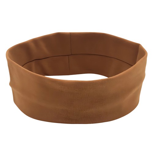 Brązowa sportowa opaska 6 cm