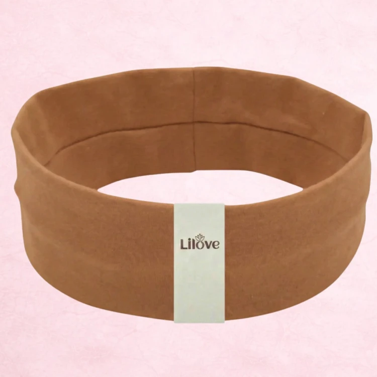 Brązowa sportowa opaska 6 cm – zdjęcie 6