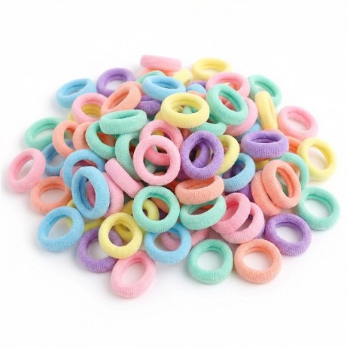 Kolorowe gumki frotki 100 szt.