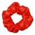 Czerwona satynowa gumka scrunchie
