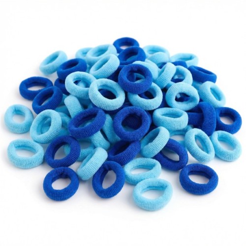 Niebieskie gumki frotki 2 cm, 100 szt.