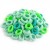 Zielone gumki frotki 100 szt. 2 cm