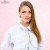 Apaszka chusta niebieska damska na głowę szyję włosy - elegancka, satynowa – zdjęcie 3