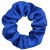 Niebieska satynowa gumka scrunchie