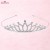 Srebrna tiara lotos z cyrkoniami 12 cm – zdjęcie 2