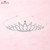 Srebrna tiara lotos z cyrkoniami 12 cm – zdjęcie 3