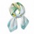 Apaszka chusta niebieska damska na głowę szyję włosy - elegancka, satynowa