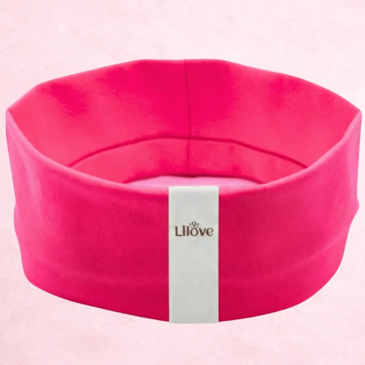 Różowa opaska sportowa 6 cm – zdjęcie 6