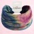 Granatowa opaska tie-dye z supłem 14 cm – zdjęcie 6