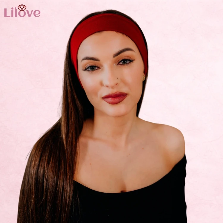 Czerwona opaska sportowa 6 cm – zdjęcie 5
