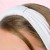 Biała opaska turbanowa z supłem 14 cm – zdjęcie 4