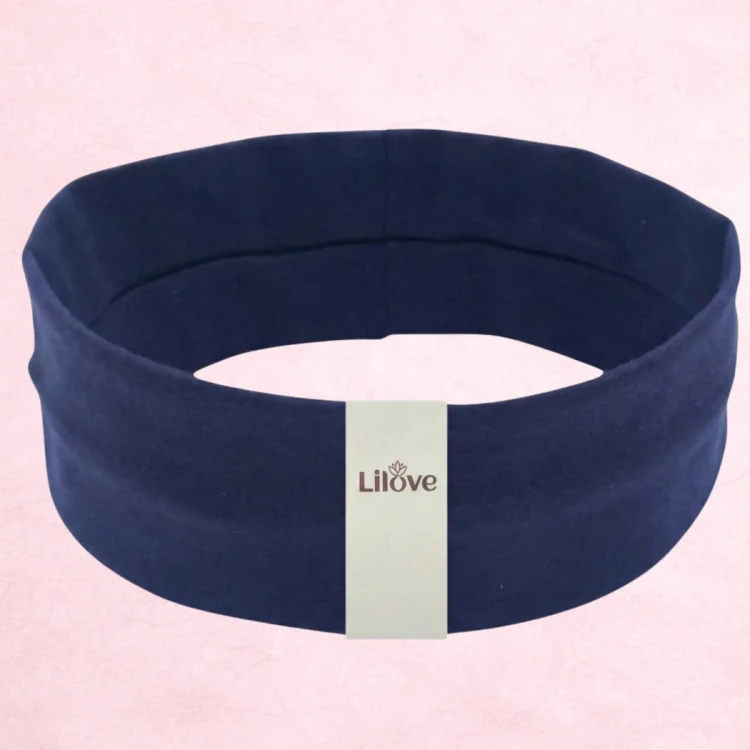 Granatowa opaska sportowa 6 cm – zdjęcie 6