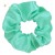 Turkusowa satynowa gumka scrunchie
