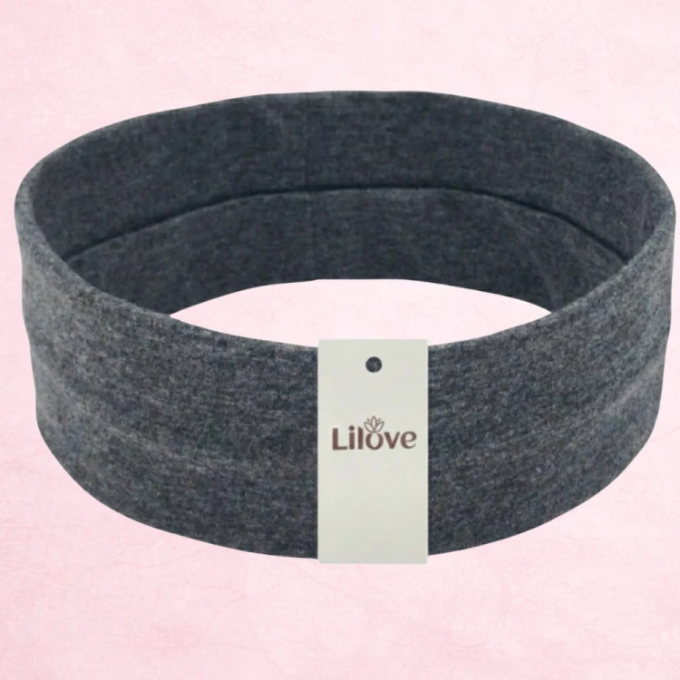 Szara opaska sportowa 6 cm | Lilove – zdjęcie 6
