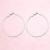 Kolczyki srebrne wiszące długie damskie koła creole - lekkie i ponadczasowe – zdjęcie 7