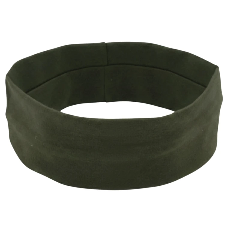 Zielona opaska sportowa khaki 6 cm