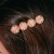 Spinka do włosów złota wsuwka z cyrkoniami - ozdobna, pewnie trzyma włosy – zdjęcie 4