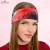 Czerwono-czarna opaska tie-dye 14 cm – zdjęcie 3