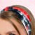 Czerwono-czarna opaska tie-dye 14 cm – zdjęcie 4