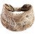 Beżowa opaska paisley z supłem 14 cm