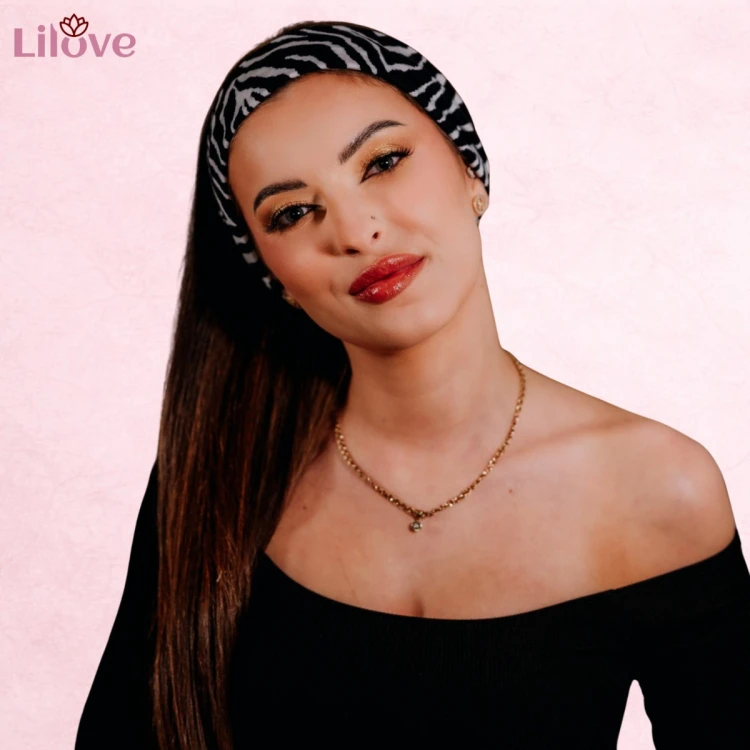 Czarno-biała opaska zebra 14 cm – zdjęcie 5
