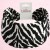 Czarno-biała opaska zebra 14 cm – zdjęcie 6