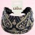 Granatowa opaska paisley 14 cm – zdjęcie 6