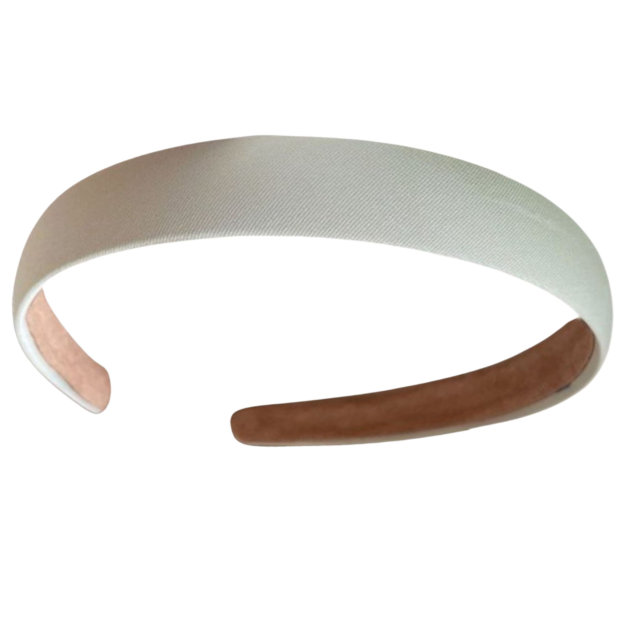 Opaska do włosów Zielona na Głowę Gładka Pudrowa Szeroka Lekka i Trwała