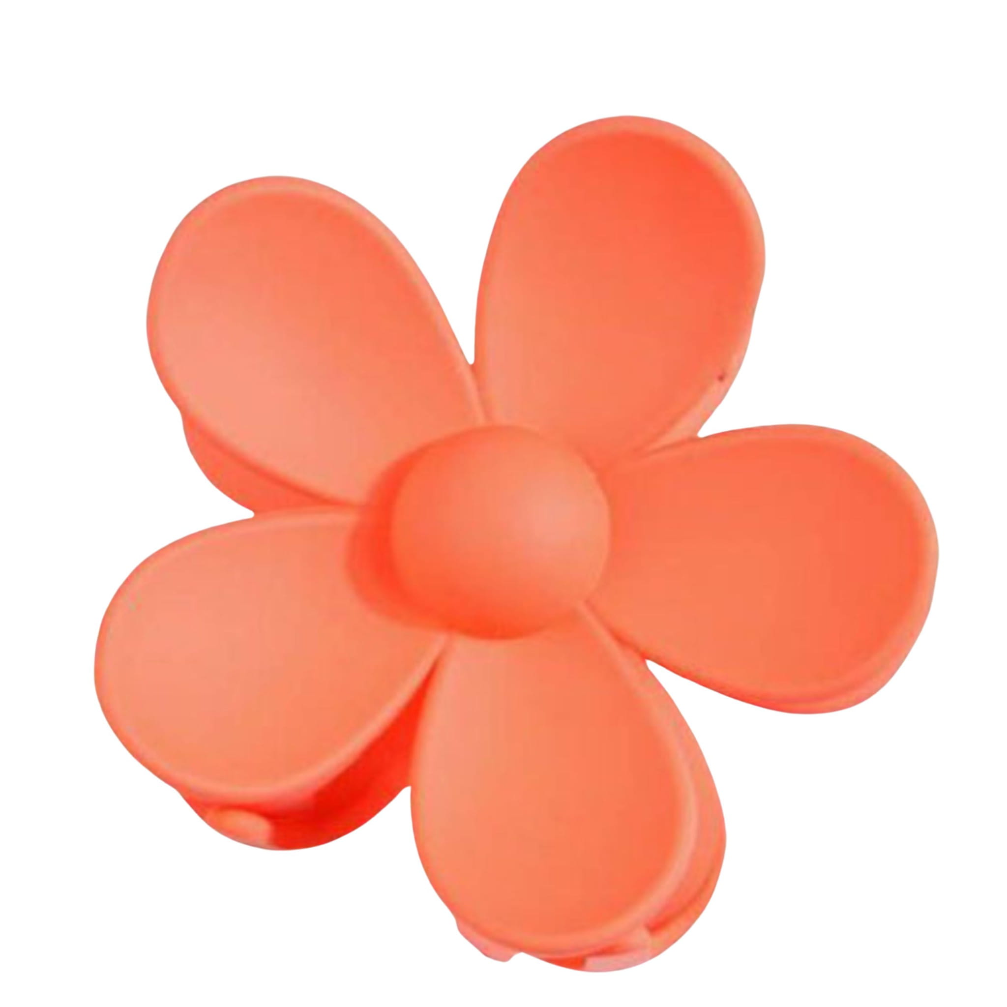 Klamra do Włosów Pomarańczowa Duży Kwiatek Spinka do Koka Lekka Wytrzymała