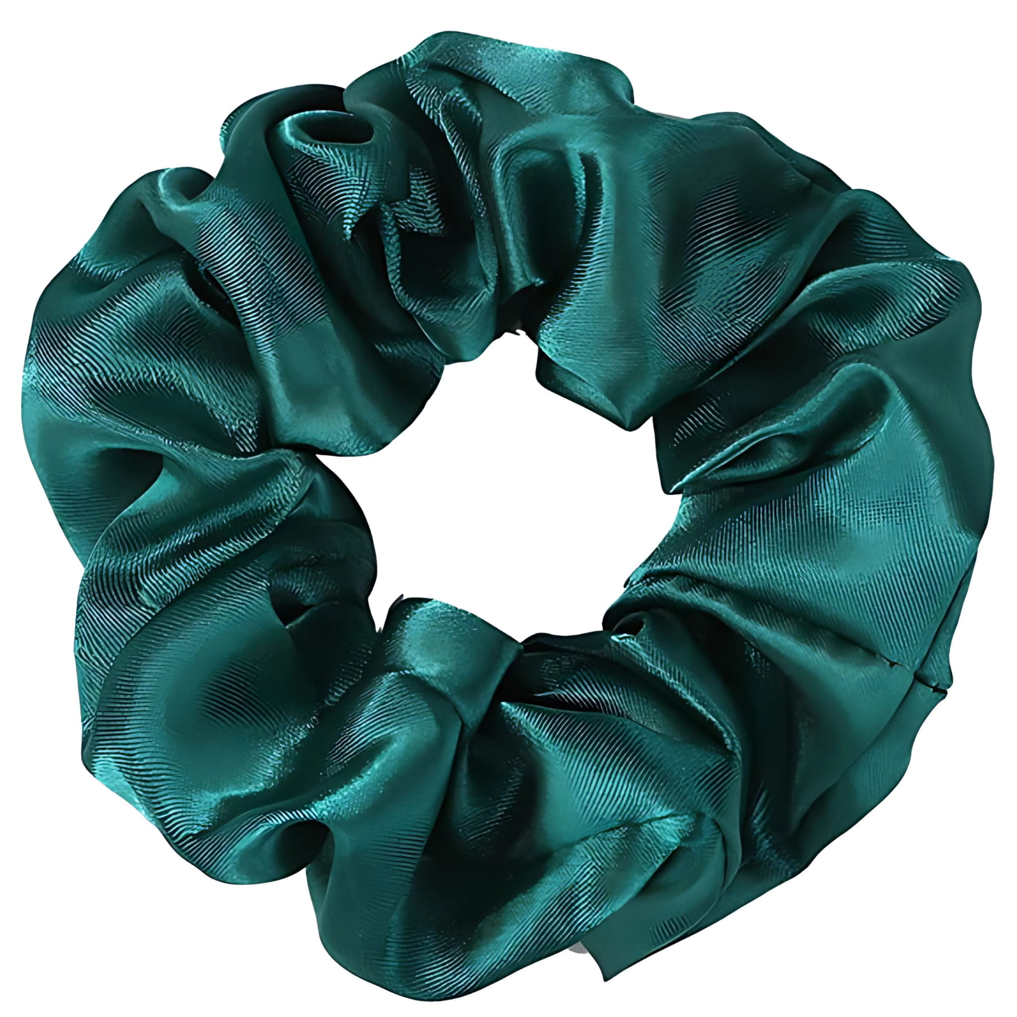 Gumka do Włosów Zielona Duża Frotka Bezpieczna Satynowa Lekka i Wygodna