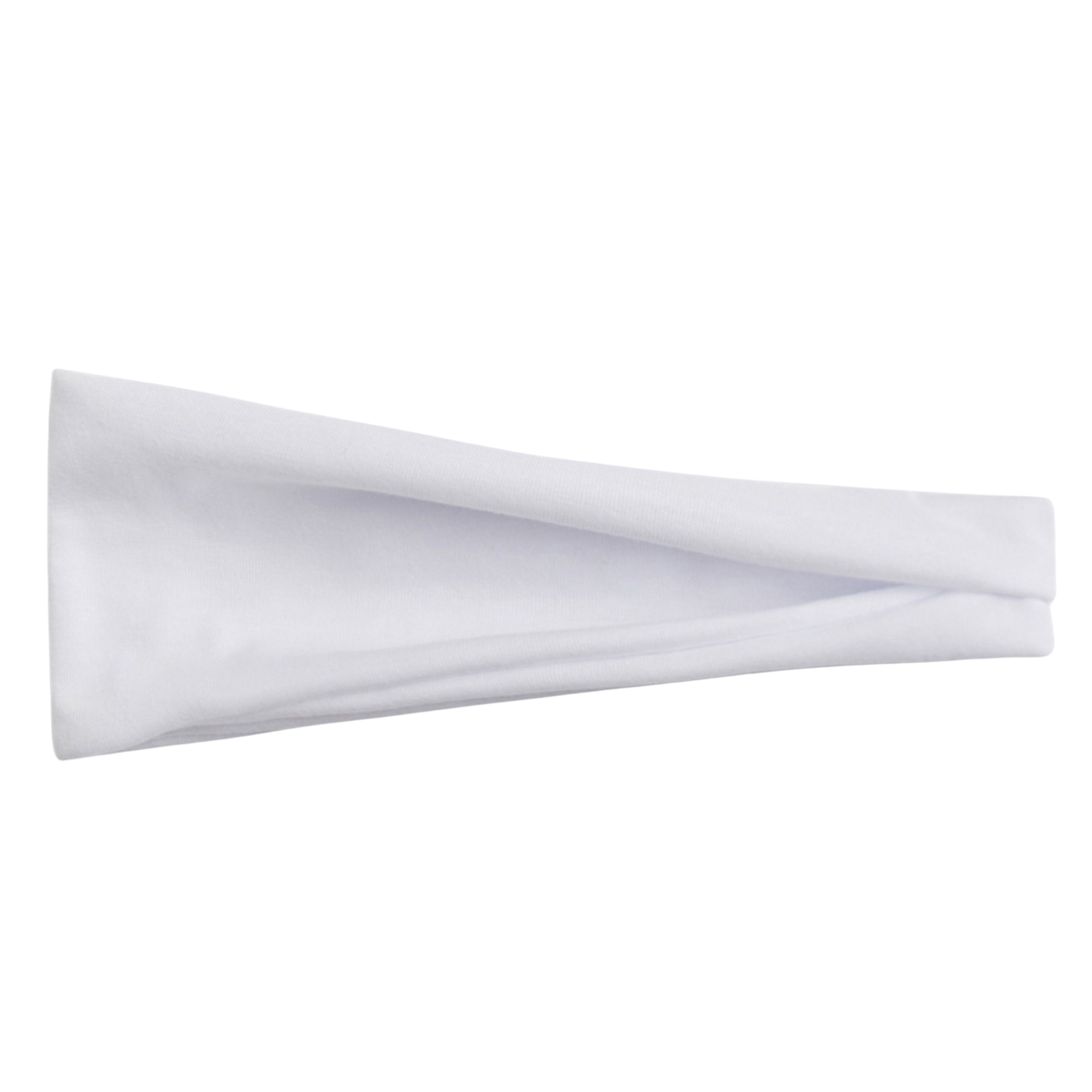 Opaska na głowę szeroka niebieska elastyczna do włosów - miękka, nie uciska