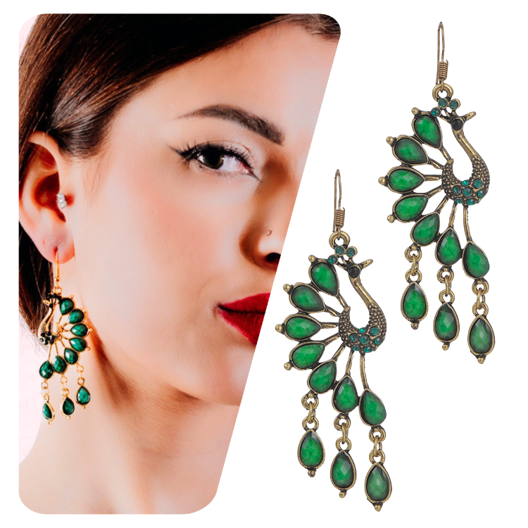 Kolczyki wiszące złote długie z cyrkoniami - eleganckie, przykuwają uwagę