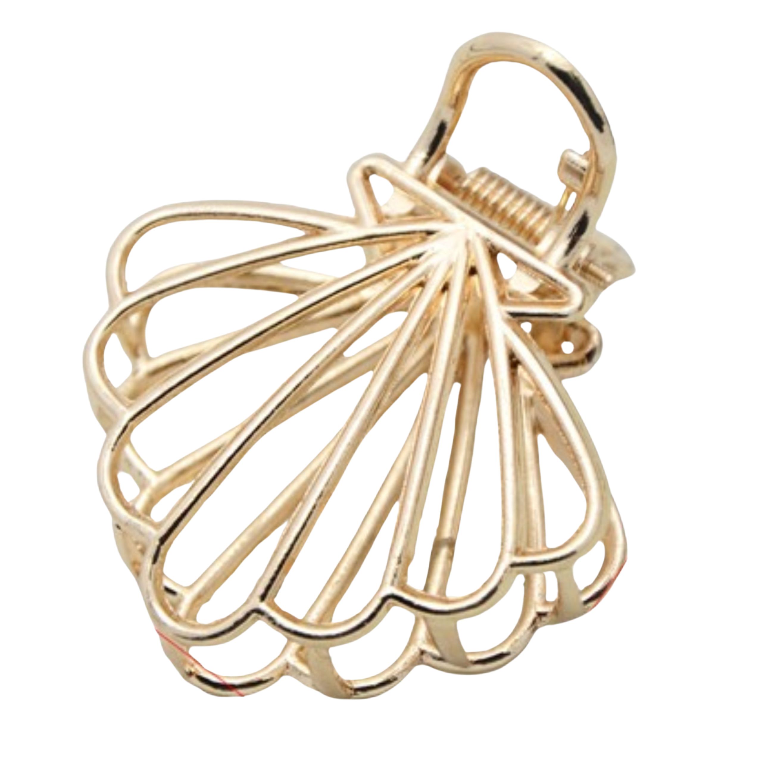 Klamra do włosów złota mała spinka szczęka - ozdobna, pewnie trzyma włosy