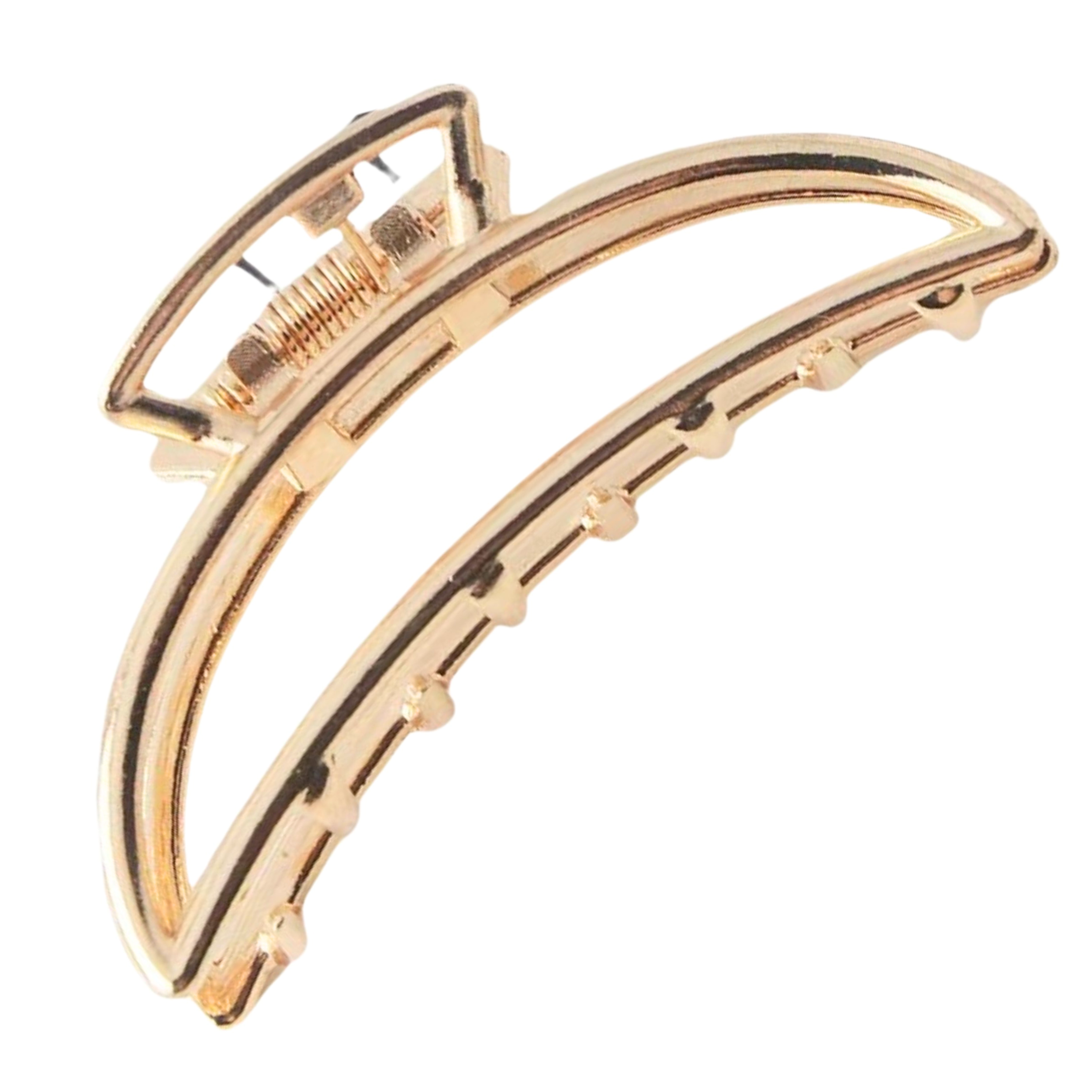 Klamra do włosów złota mała spinka szczęka - ozdobna, pewnie trzyma włosy